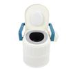 Bedside Commode Toilet Detachable Armrests Soft PU Cushioning Non Slip Dual Cover Bedside Potty with Solid Hollow