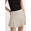 Patterned Flowing Shorts Skirt