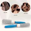 Professional Round Brush Blow Drying Small Ceramic Ionic Thermal Barrel Brush Precise Heat Styling Lightweight Round Hair Brush