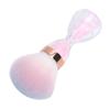 Nail Art Dust Brush Soft Nail Art Dust Cleaner Brush with Handle for Manicure and Makeup