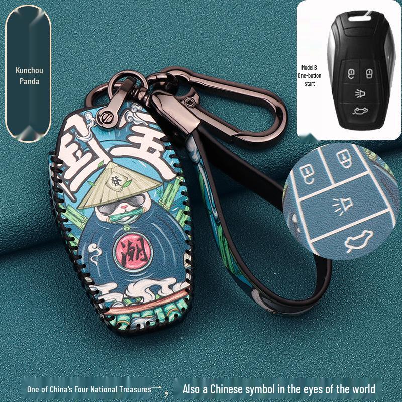 DX7 DX3 DX5 A5 Wing Dance V3 Car Key Fob Protective Case with Buckle