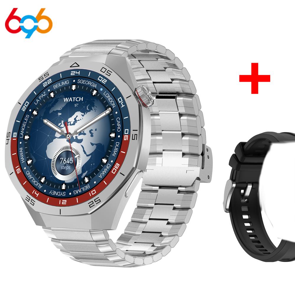 

Outdoor Compass Smartwatch Men Women NFC Map Navigation Blue Tooth Call Heart Rate Monitor Music Smart Watches Sports Fitness
