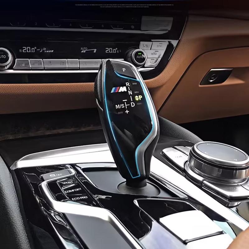 Car Gear Shift Knob Panel Cover For BMW 1 2 3 4 5 7Series F01 F02 X1 X3 X5 X6 M3 M5 F30 F32 F48 With Logo Interior Modificatio rvzc66