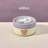 Kawaii 304 Stainless Steel Bento Box Thermal Lunch Box with Handle Microwave Safe Food Storage Containers for Kids Adults School