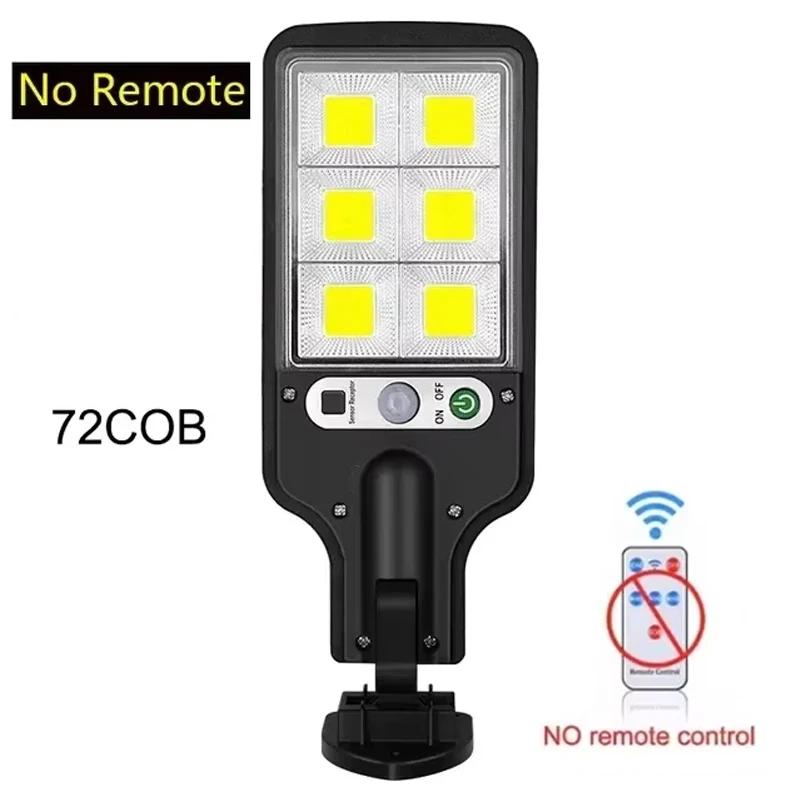 Solar Street Lights Outdoor Solar Lamp Security Lighting for Garden Patio Path Yard Wall Spotlight with Remote Control