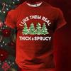 Summer Men's Christmas 3D Printed Crew Neck T-Shirt