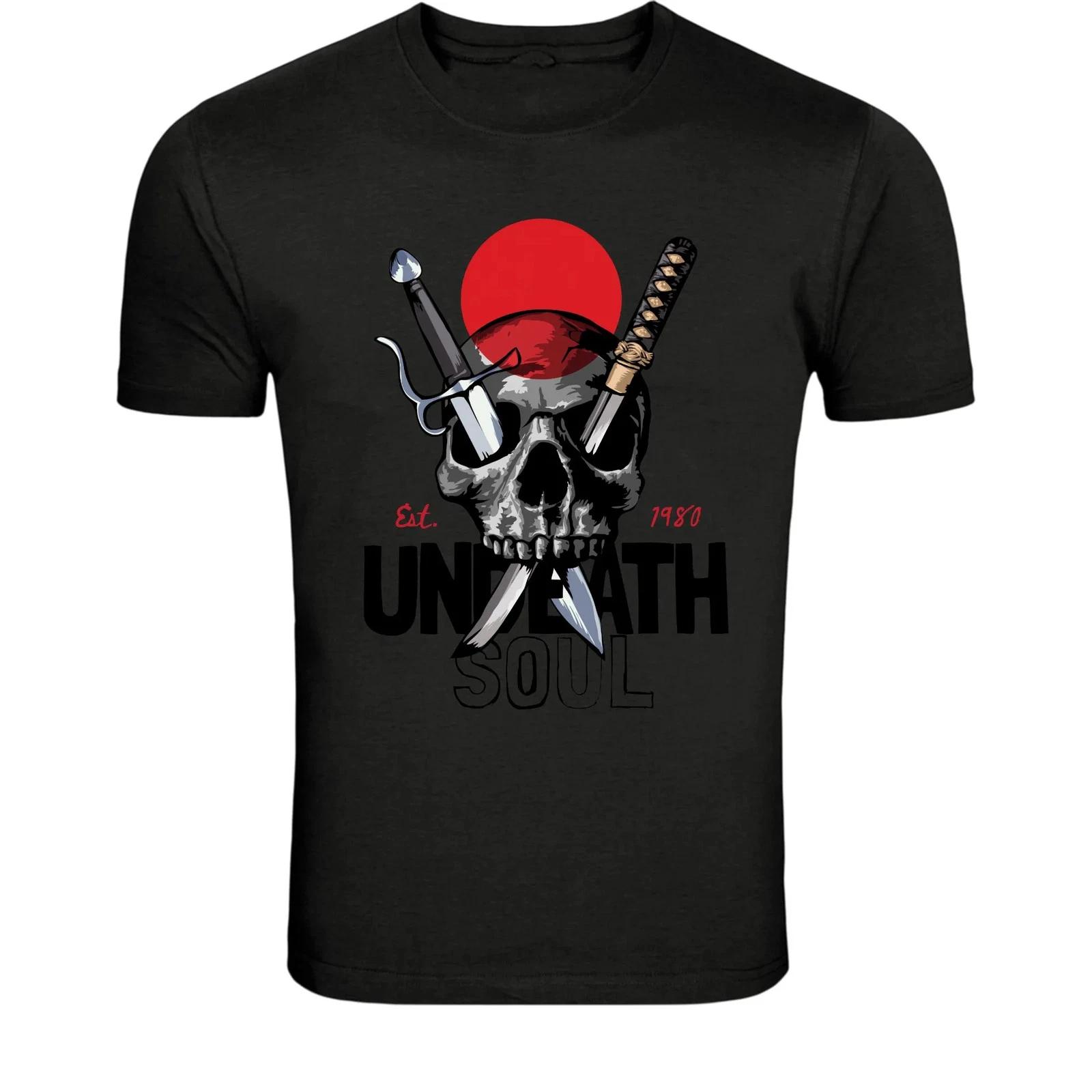 Футболка  Череп Самурая Души Нежити  - Японский Воин Катана 4XL