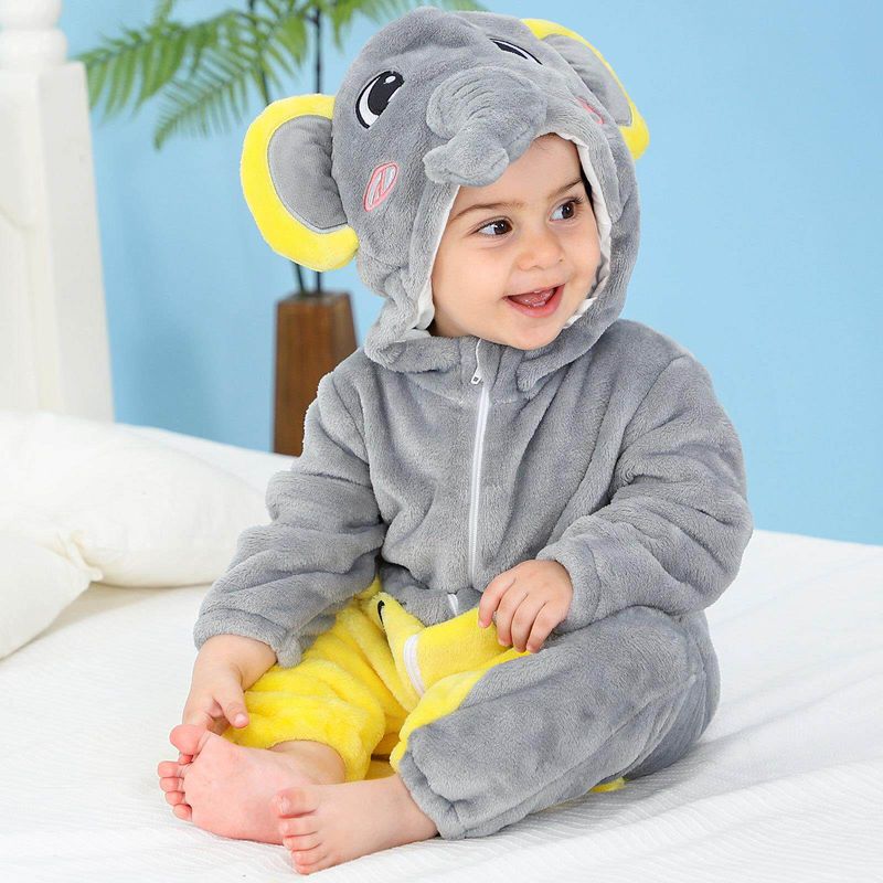 Newborn Baby Child Animal Jumpsuit Performance Wear Baby Cute Crawling Suit Baby Flannel Pajamas Costumes