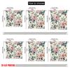 2pcs,2D Plane Printing Creative Curtains Blossom Bouquet Versatile Durable Polyester (without Rod) Room Decor Ldeal for Bedroom