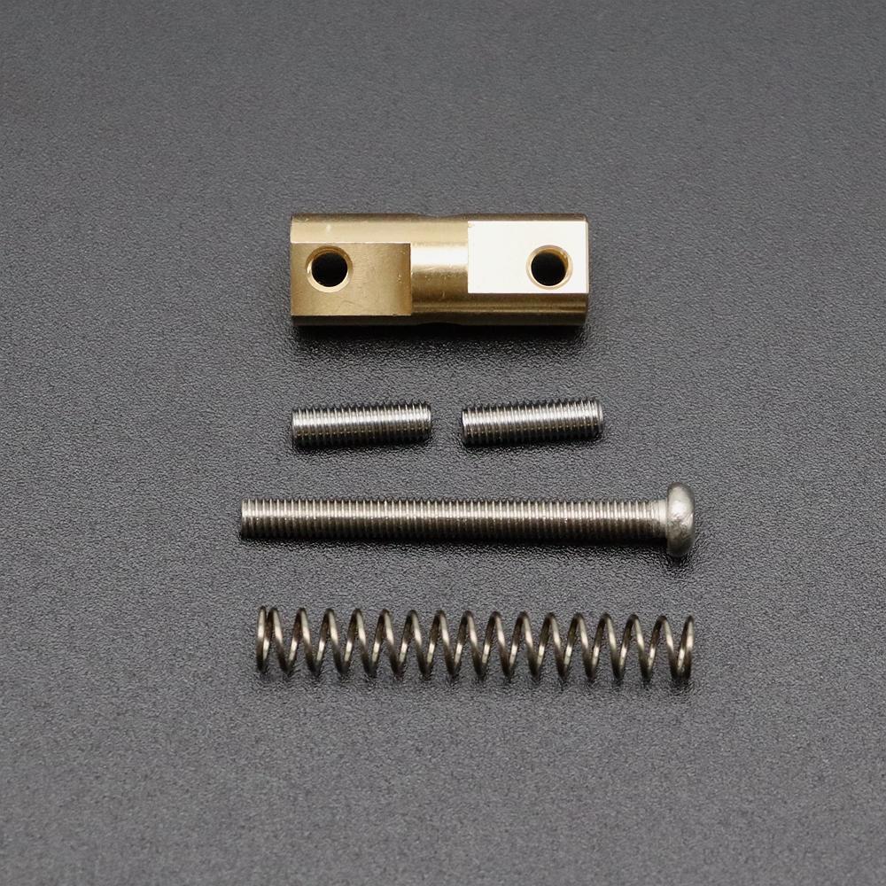 3Pcs Wilkinson Compensated Vintage Brass Bridge Saddles Guitar Bridge Accessories For Fd Tl Guitar