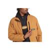 Timberland Logo Casual Stand Collar Zip Long Sleeve Cotton Jacket Unisex Jackets Brown A26ZF-P47