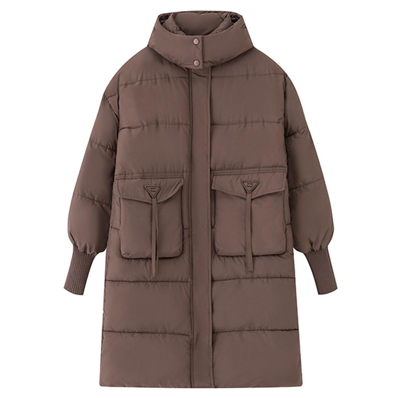 Fashion Winter Long Parkas for Women Plus Size Overcoats Hooded Elegant Loose Thick Warm New In Coats Lady Jackets