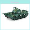 Alloy Military Tank Model Building Blocks Collectible Plastic Construction Set For Boys