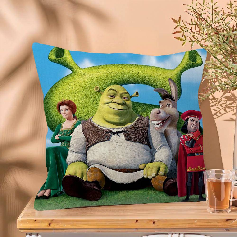 Cartoon Shrek Pillow Anime Pillow Sofa Bed Head Pillow Cover Cushion Cover Fashion