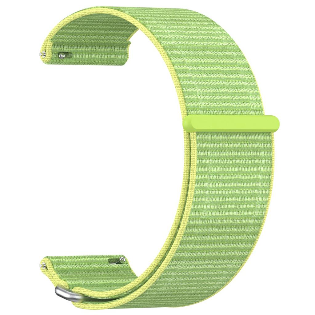 For Garmin Venu X1 Wrist Strap Magic Tape Nylon Loop Watch Band with Metal Ring