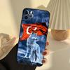 Turk Wolf Turkey Flag Case For iPhone 11 12 13 14 15 16 Pro Max Cover For iPhone 13 12 Mini XR X XS Max Plus
