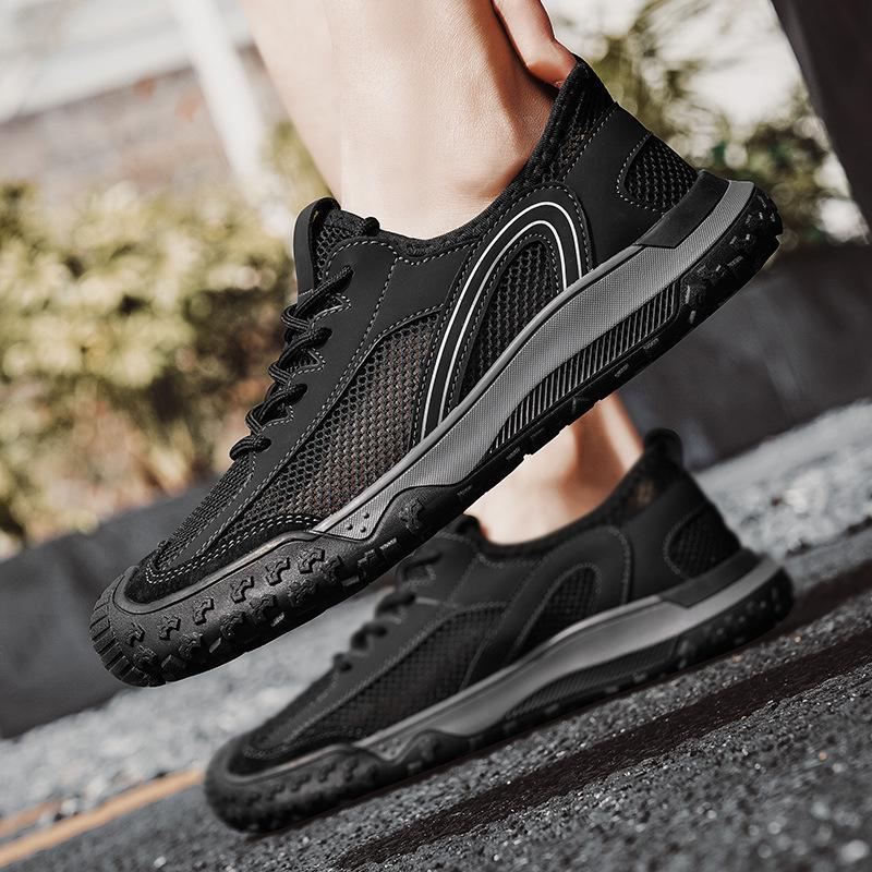 2025 Summer Men's Mesh Casual Low-Top Breathable Hiking Retro Sports Shoes