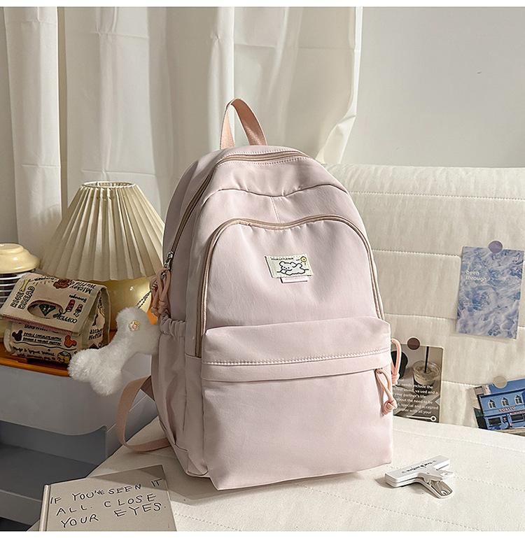 Cartable Design étudiant lycée cartable fille, cartable collège étudiant collège couleur unie étudiant collège simple polyvalent