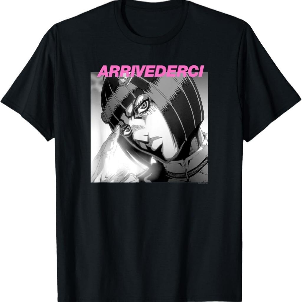 Camiseta JoJo's Bizarre Adventure Parte 5 Bruno Bucciarati Arrivederci