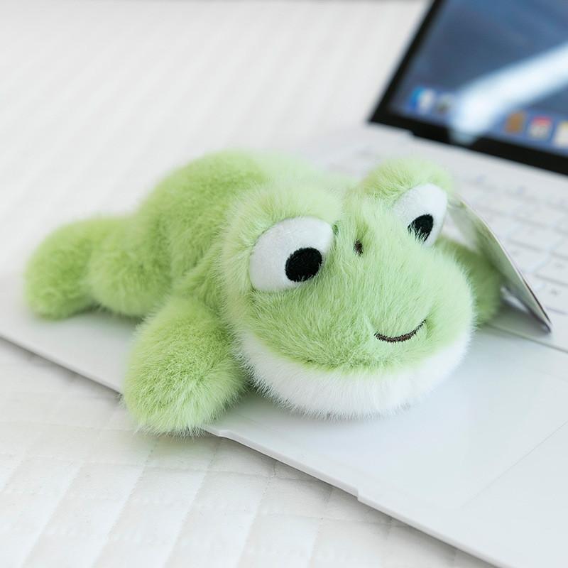 Dog Frog Duck Refrigerator Sticker Plush Animal Magnet Short Plush Decor Home