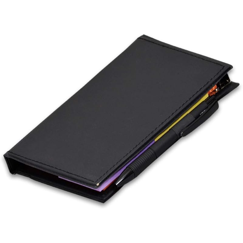 COI Desk Organizer, Notepad Memo Holder with Colorful Sticky Notes Daily Use Gift Set with Pen (Ocean Blue)