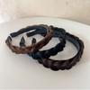 Synthetic Fishbone Braid Headband Wide Women Hair Hoop Fashion Korean Head Wrap  Female