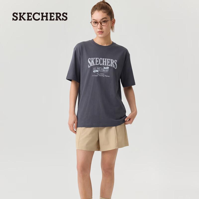 Skechers Unisex Knit Short Sleeve T-Shirt L226U073 XL 105
