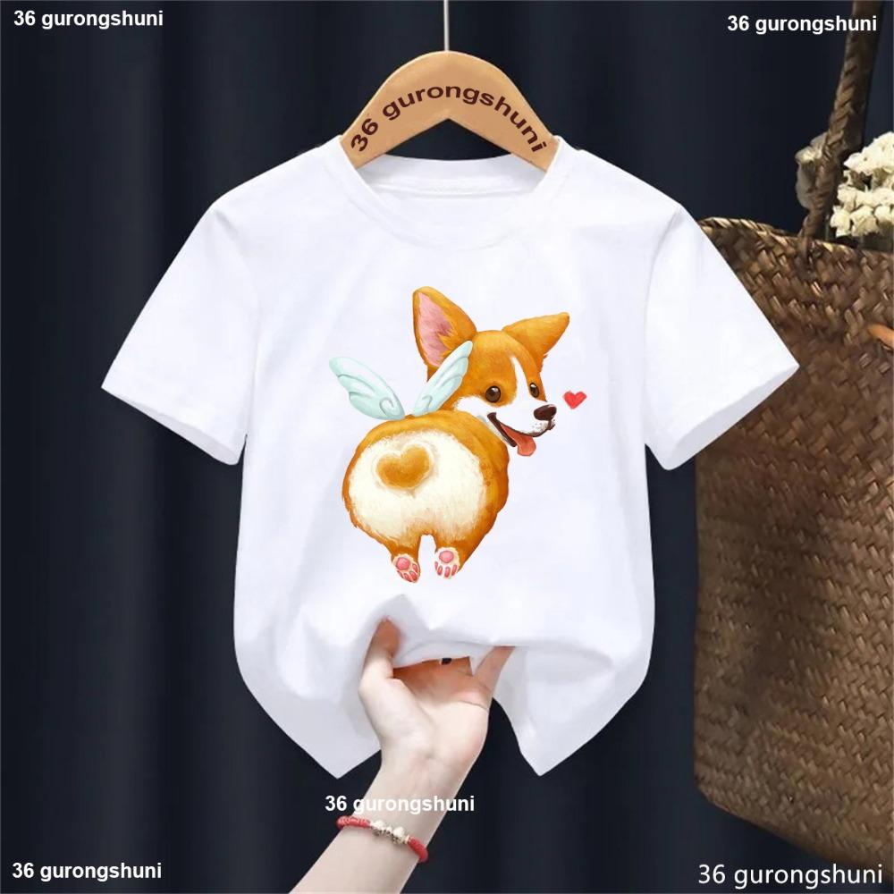 Printed T-shirt for Girls/boys' Clothing, T-shirt Top