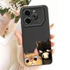 Phone Case For Tecno Pova 6 LI7 / Pova 6 Pro LI9 Casing Liquid Silicone Cartoon Dragon Funny Cat Seabeach Pattern Back Cover