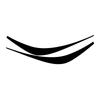 New 2pcs Gloss Black Body Trim Headlight Lamp Sticker For Toyota Corolla 2019 - 2022