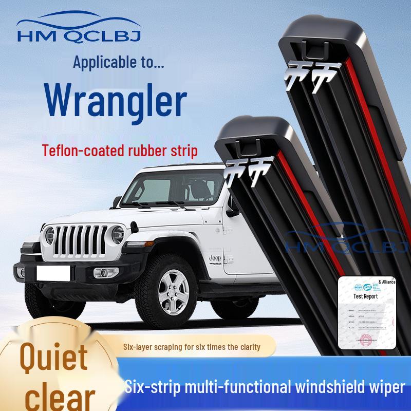 Universal Frameless Double Strip Wiper Blade for Jeep Wrangler Jeep Compass (Imported)/2007-2015