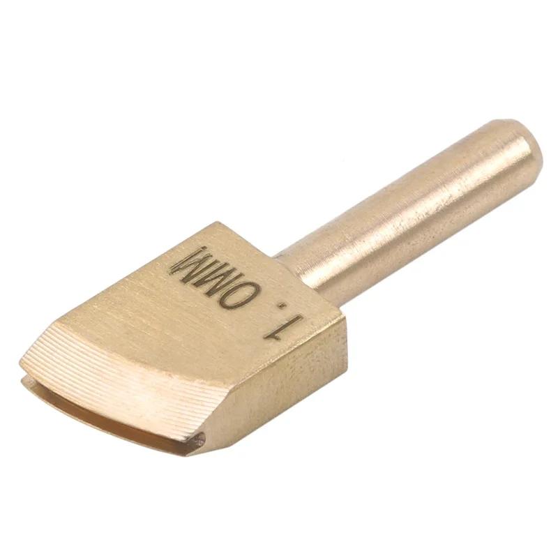 

Кожа Электрический Латунный Паяльник Паяльная Насадка Для Обжига Края Кожаное Ремесло Пресс Машина Для Запайки Края Инструмент Для Пирографии по Линии