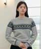 YUPPE Jacquard Wool Knit_Gray