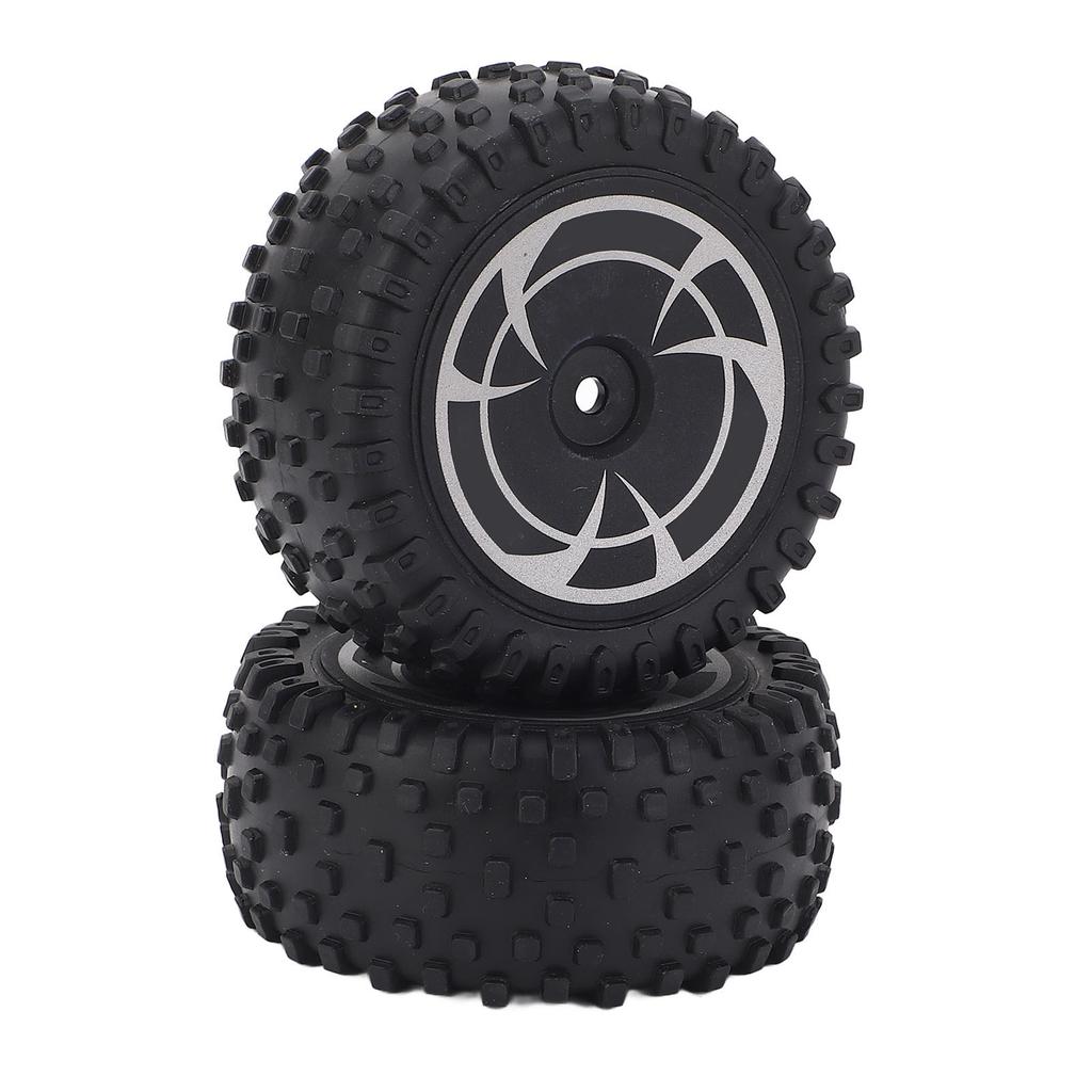 RC Car Rear Wheels Rubber Tire Tyre Plastic Hub 144016-2989 Replacement Parts Accessories