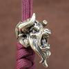 Bull Head Sculpture Brass Knife Beads EDC DIY Paracord Woven Bracelets Lanyard Pendants Accessories Outdoor Tool Hangings Charms
