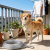 Doppelköpfiges Hund-Ausleinekabel Schwerlast Edelstahl Hundeleine Outdoor-Training