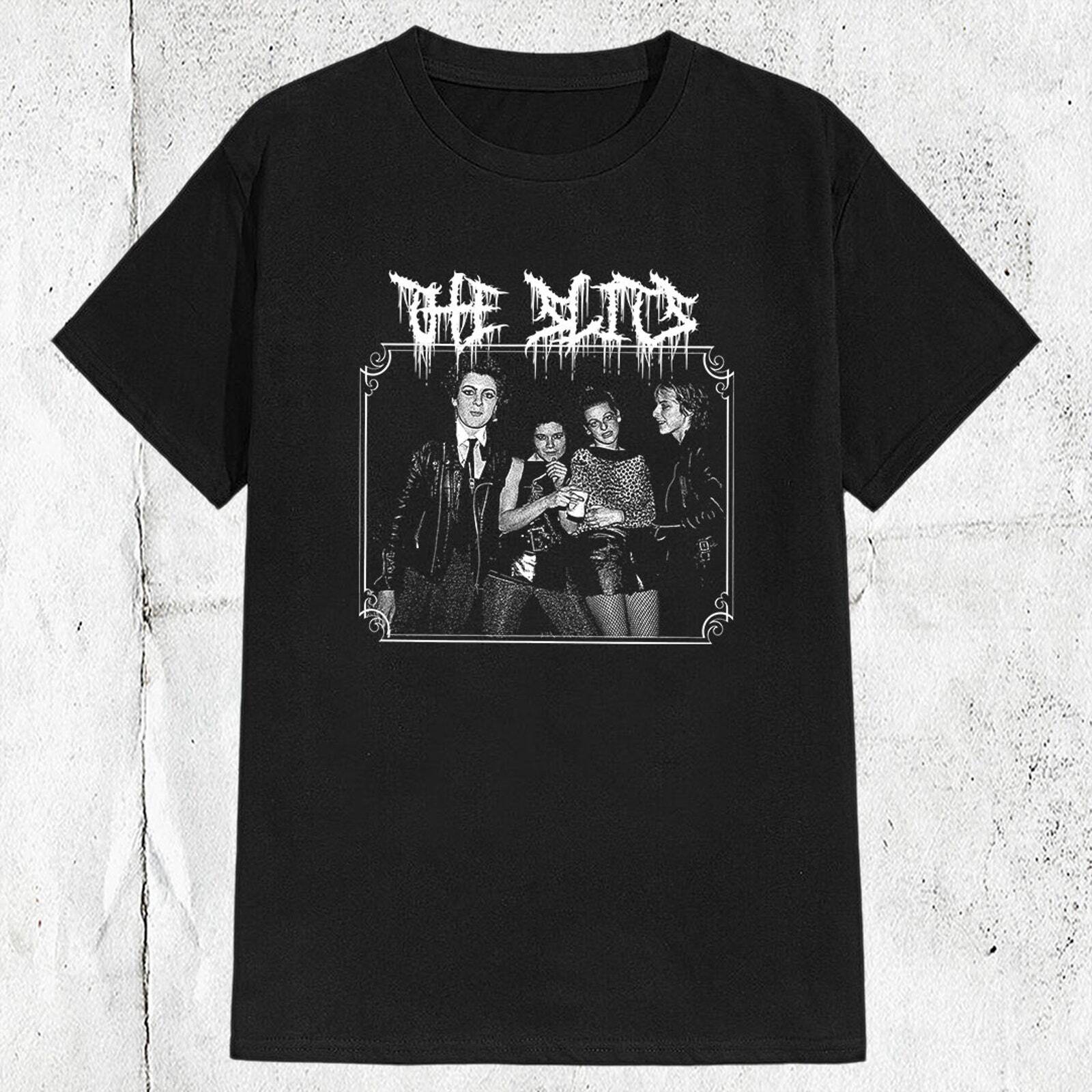 The Slits Punk Rock Band Metal Style T-shirt XL