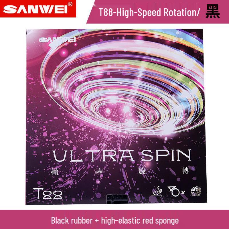SANWEI T88 Extreme Spin Table Tennis Semi-Sticky Tacky Rubber Sheet