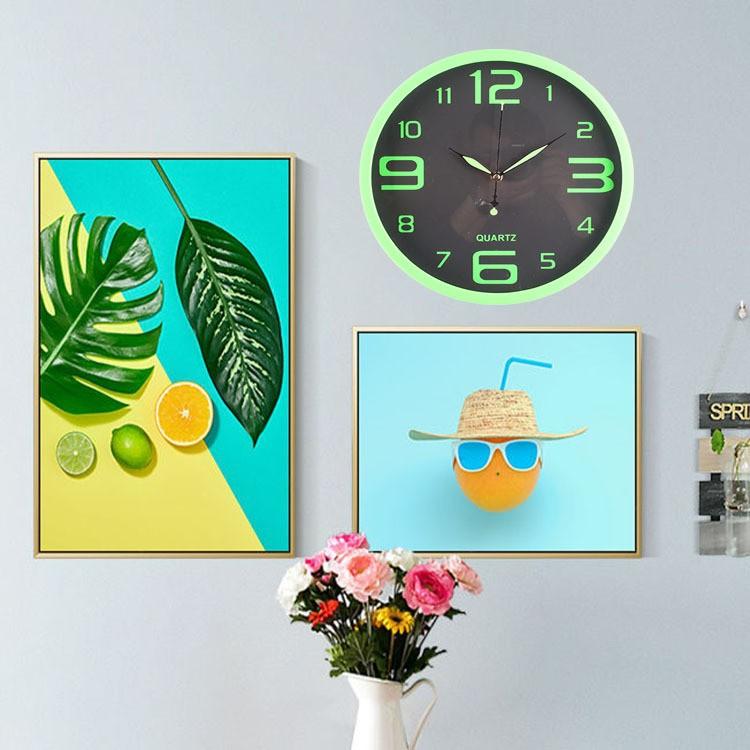 

Настольные часы для гостиной, Домашние настольные украшения, Маленькие часы, Настольные часы для спальни, Большие часы с маятником, Настольные настенные часы [large number in green frame]