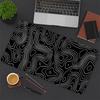 1PC Topographic Map Large Durable Mouse Pad Suitable for Office Desks, Gaming Desktops.Non-Slip Back P94