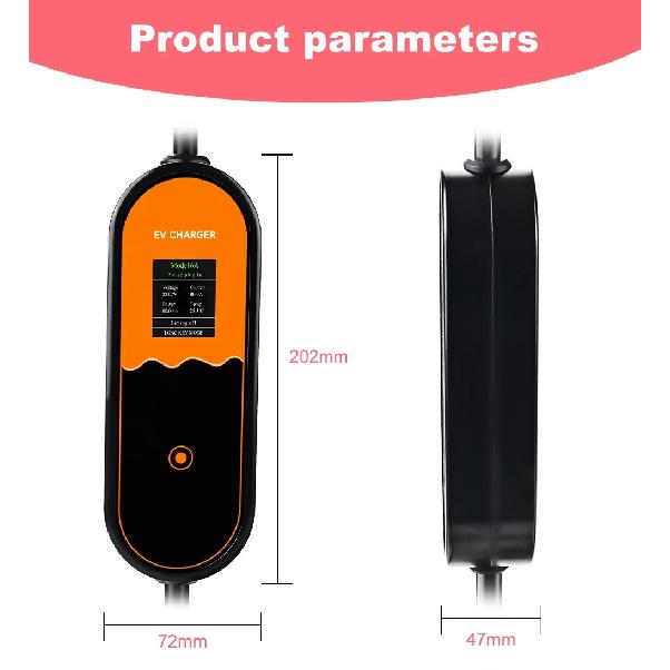 JDMEX 32A 7KW GBT EV Portable Charger 3.5KW 16A 1Phase GBT EVSE Charging Box Type2 11KW 16A 3Phase Car Charger for Electric Car