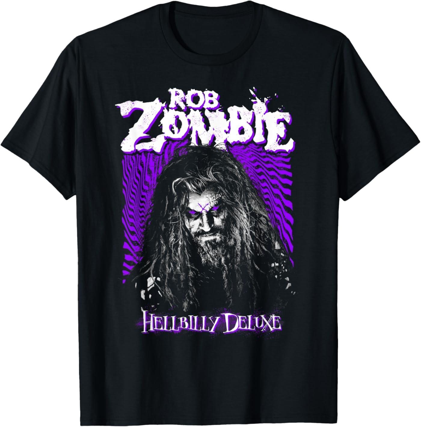 Rob Zombie Halloween Hi-Con Hellbilly Purple T-Shirt S