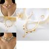 Bohemian Starfish Shell Bead Necklace With Layered Chain For Women