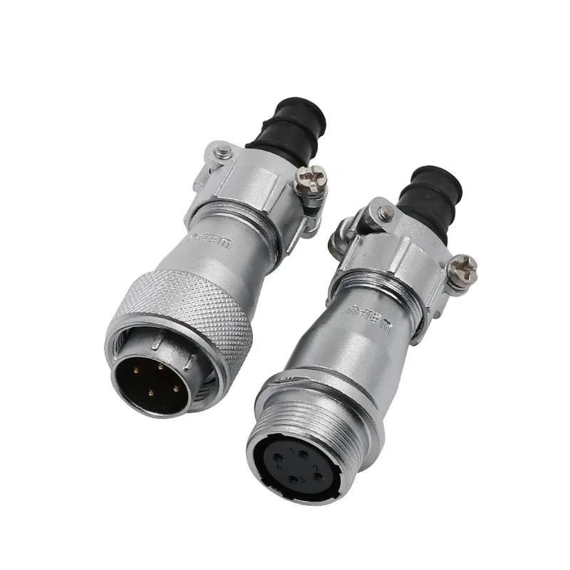 WEIPU WF16 TI+ZI 2 3 4 5 7 9 10 Pin Waterproof M16 Soldering Electrical Cable Wire Connector Industrial  Male Female Plug Socket
