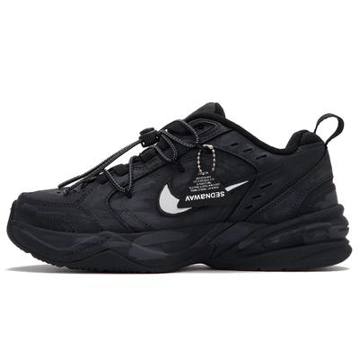 Air Monarch 4 Low-Top Klobige Sneaker Unisex Schwarz 415445-001(Team1621-1.1)