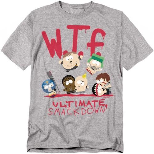 South Park Unisex Adult WTF Ultimate Smackdown T-Shirt