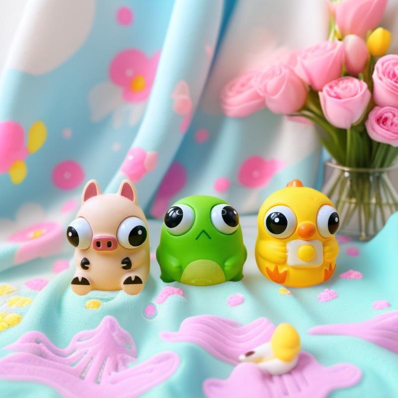 Internet-Famous Hit Animal Squishy Toys Cartoon Cute Pet Stress-Relief Gadgets -Style Children's Squishable Dolls  Small Toys