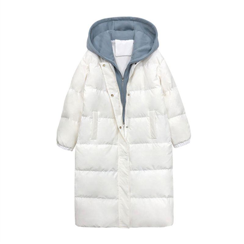 

90.00kg Amazon Mid-Length Cotton-Padded Coat Oversize Women s Clothing Black S(M)