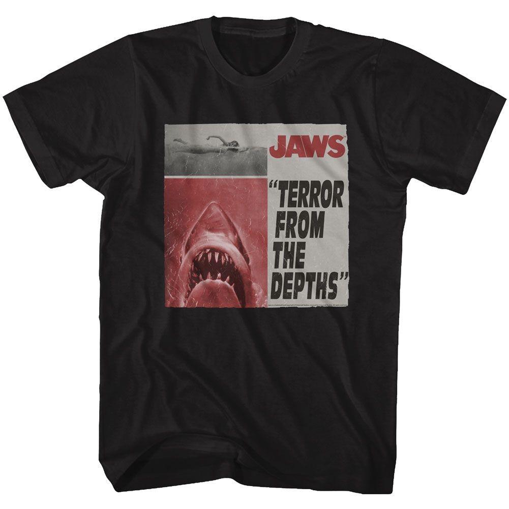 Jaws Newspaper Movie Shirt L