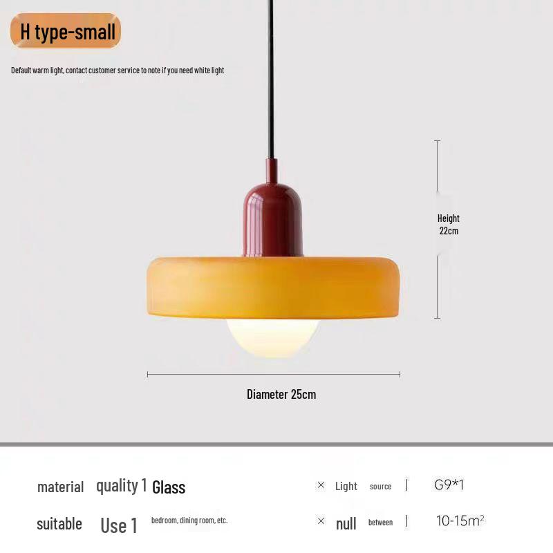 Vintage Memphis Green Glass Pendant Lamp - Modern Bauhaus Bedside Chandelier